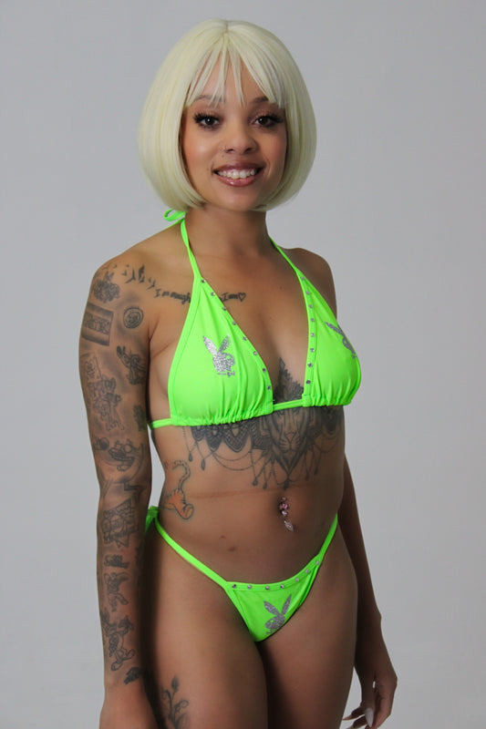 Neon Green Bunny Set