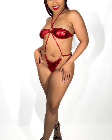 Metallic slingshot red