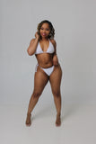 White 2pc bikini set