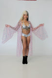 Sparkly Sequin Pink Butterfly Robe