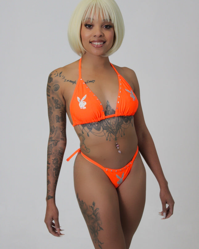 Neon Orange Bunny set