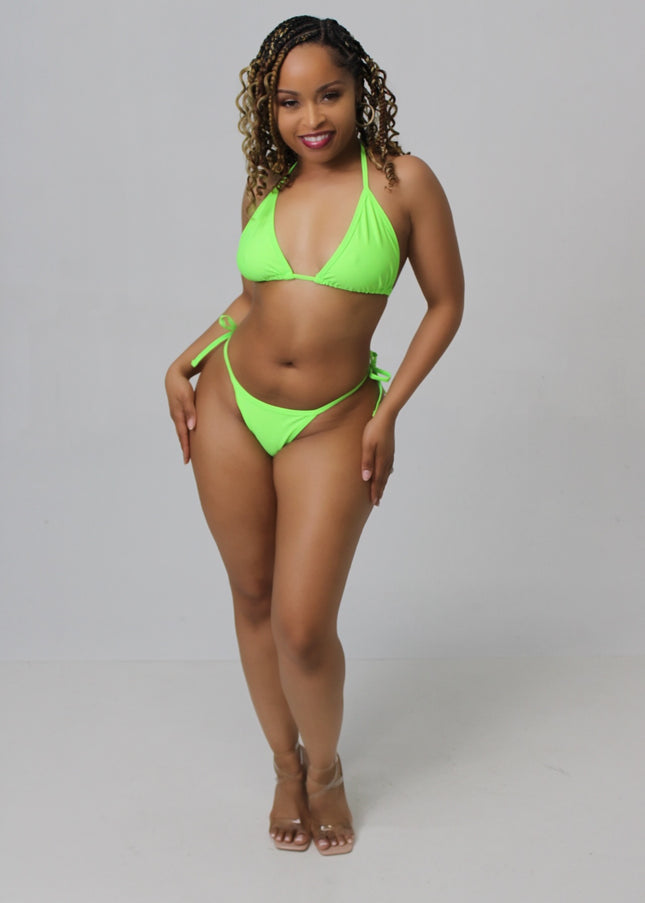Neon Green 2pc bikini set