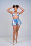 Holographic Sky blue set
