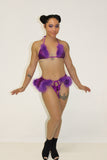 Purple Fluffy 3pc set