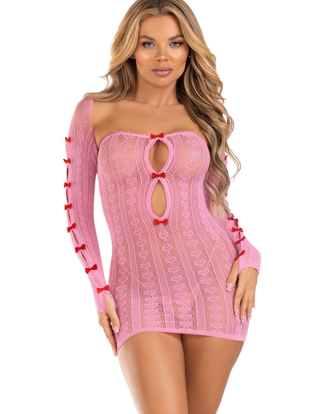 2pc little pink dress