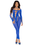 Cutout Bodystocking Blue