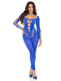 Cutout Bodystocking Blue