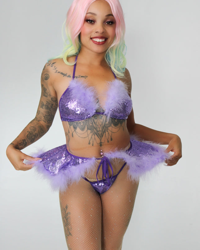 Lavender fluffy set