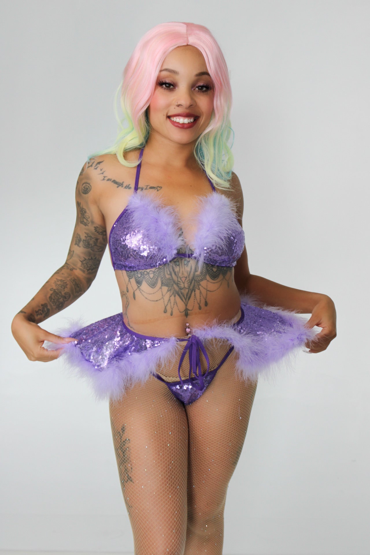 Lavender fluffy set