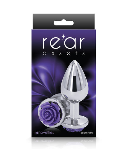 Rear assets silver purple