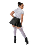 Pleated Pleather skirt