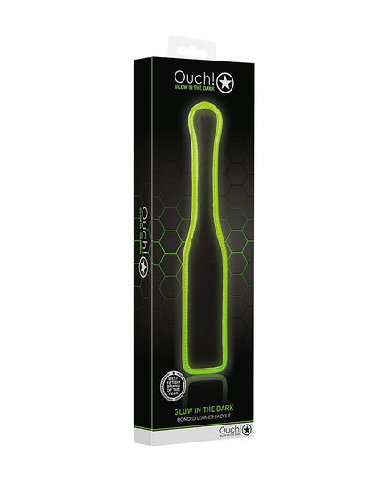 Ouch! Glow in the dark paddle