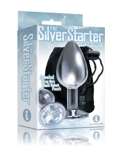 Silver starter circle silver gem