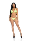 2pc Rhinestone swimsuit
