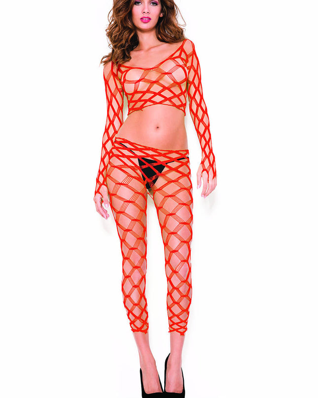 2pc fishnet set