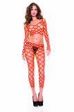 2pc fishnet set