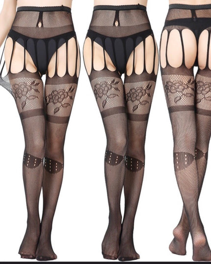 Flowers lace and stripes