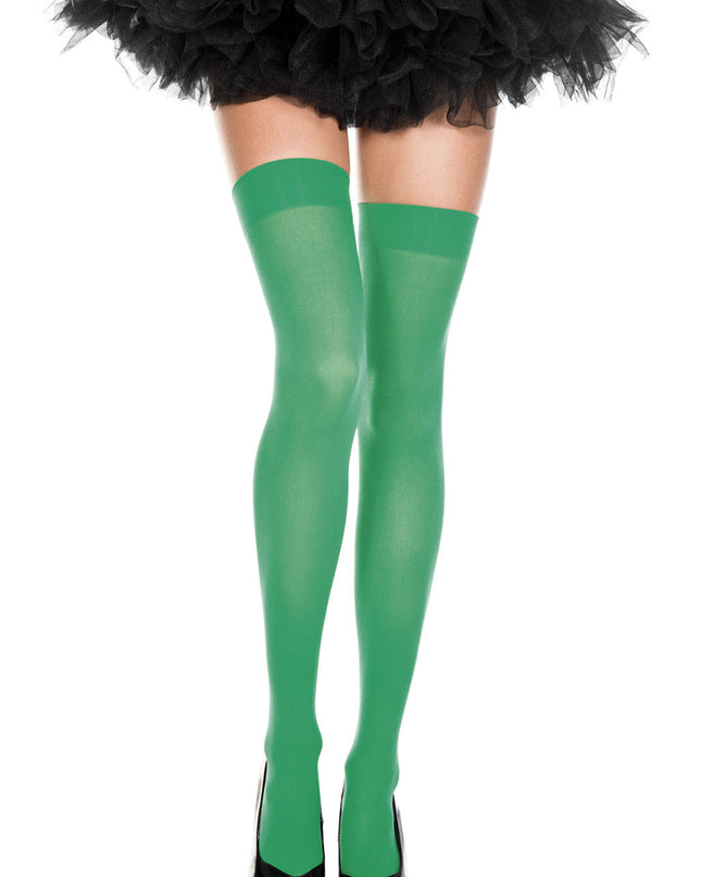 Thigh highs Kelly green