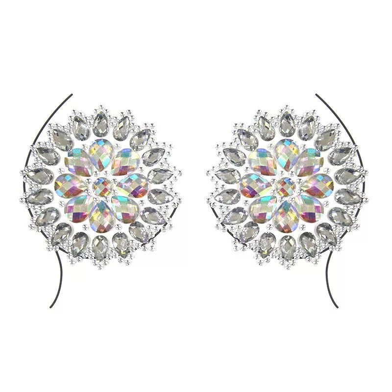 Rhinestone sunflower