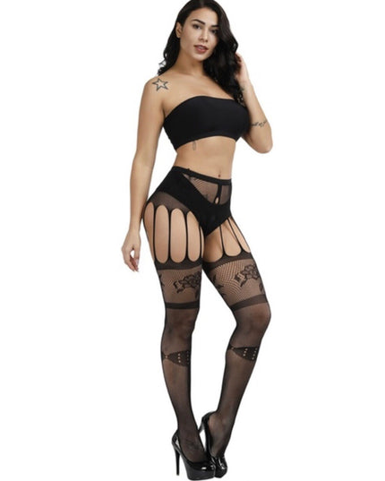 Flowers lace and stripes