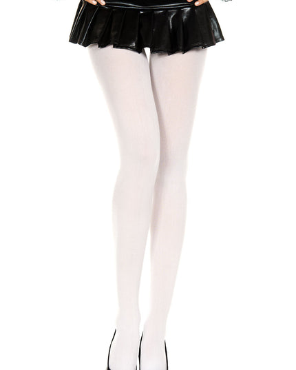 Opaque tights white