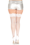 PLUS SIZE Fishnet thigh high